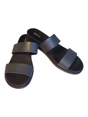 MIA Women's Size 9M Black Yelena Slide Sandal